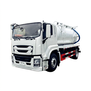 Camion d'aspiration des eaux usées Isuzu GIGA, très demandé à l'étranger, aspiration rapide à forte pression négative pour le nettoyage des fosses et des eaux usées - Product Image 1