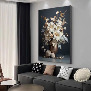Ingrosso romantico dipinto di fiori colorati murali <span class=keywords><strong>arte</strong></span> soggiorno 3D sfondo decorazione per la casa grande creazione <span class=keywords><strong>pittura</strong></span> porcellana - Product Image 2