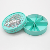 OEM Boîte d'emballage ronde personnalisée Macaron Bonbons Sucrés Macaron Boîte à gâteaux alimentaires Boîte en papier carton Mooncake