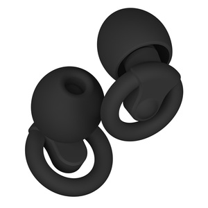 Bouchons d'oreilles en silicone insonorisants pour dormir, protection auditive anti-bruit, avec logo personnalisé, Quiet 2 - Product Image 5