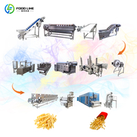 Aanpasbare machine voor verse, diepvries frites, volautomatisch, voor het maken van Lays aardappelchips