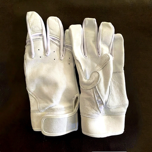 Gants de frappe de baseball professionnels QASWA SPORTS, haute qualité, confortables, couleur personnalisée, manchette courte, fermeture VELCRO en cuir - Product Image 1