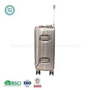 Front Open Aluminum Frame PC <strong>Suitcase</strong> With TSA Lock 360 Spinner Wheels Fashionable Light Weight 4 Wheel Business Travel - Product Image 3