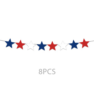 Platos y Servilletas para Postre con Temática Patriótica Americana para la Cena del Día de la Independencia y las Elecciones, Decoraciones Patrióticas y para el 4 de Julio - Product Image 6