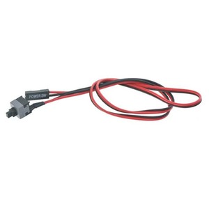 Conjunto de cable de interruptor de alimentación para computadora, rojo y negro, 20 cm, con conectores para carcasa de PC - Product Image 4