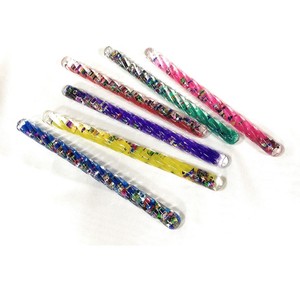 Mini bâton en spirale sensorielle baguette à paillettes colorées baguette magique anti-stress - Product Image 1