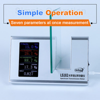RTS LS182 TSER SHGC VLT Tint Checker 940nm 1400nm IR Transmisión Solar Film Tester Window Tint Meter