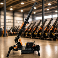 Grue araignée compacte télécommandée de 5 tonnes, best-seller, haute performance pour la construction
