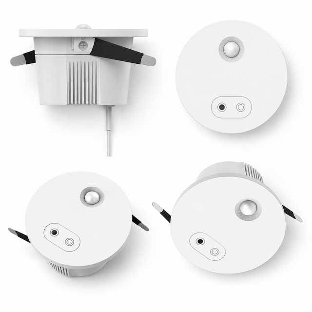 Zigbee 3.0 Tuya Human Presence Sensor 24GHz FMCW MmWave Radar PIR Motion Detector Recessed Ceiling Smart Home Automation OEM