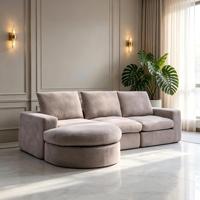 Nouveau canapé modulaire sectionnel en tissu compressé sous vide, canapé de salon moderne, vente en gros d'usine