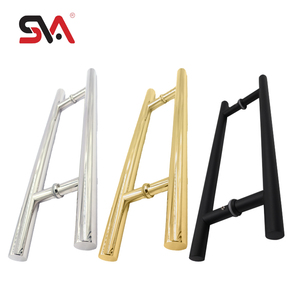 SVA-158/171/174K/174L Văn Phòng Tắm Khăn Giá H Đánh Máy Vòng Vuông Thang Thép Không Gỉ Trượt Cửa Kính Kéo Xử Lý - Product Image 3