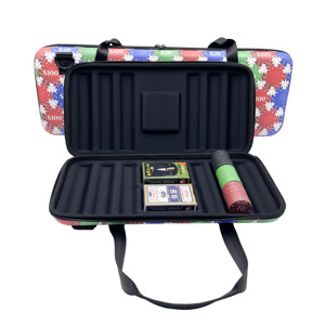 Juego de <span class=keywords><strong>Fichas</strong></span> de Póker de Arcilla Personalizadas de Fábrica 300/<span class=keywords><strong>500</strong></span>, Estuche de Acrílico EVA, Caja Tipo Maleta, Bolsa EVA Impermeable, Resistente a Golpes y al Polvo, de Lujo y Personalizada - Product Image 4