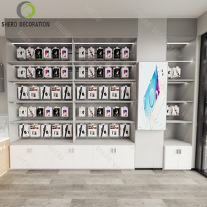 Exhibidor de Madera para Teléfonos Móviles, Vitrina Personalizada para Accesorios Electrónicos, Mueble de Exhibición para Tiendas - Product Image 2