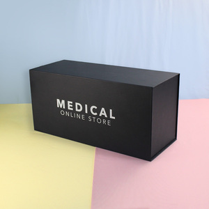 Caja de Regalo de Cartón Rígido Negro de Lujo con Cierre Magnético, Personalizable con Logotipo, Venta al Por Mayor de Fábrica - Product Image 2