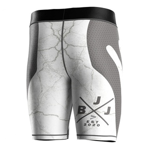 Shorts de Compression Personnalisés OEM/ODM Sublimés pour Entraînement, Judo, BJJ, Grappling, MMA, et Combat (Modèle Vierge) - Product Image 4
