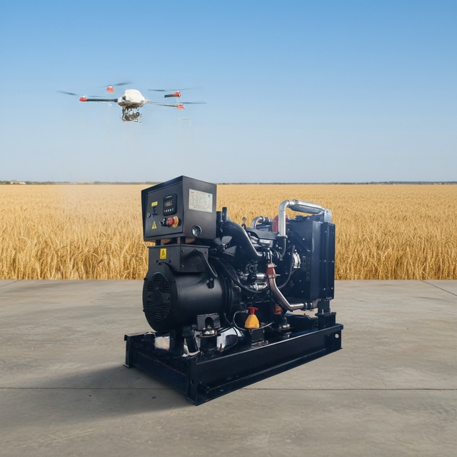 30KW 3 Phase Open Frame Soundproof Diesel Generator Set 50/60Hz DC Electric Start 1800 RPM 220-400V for UAV Applications