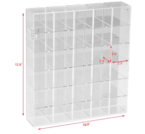 Étagères réglables sur mesure, <span class=keywords><strong>vitrine</strong></span> transparente en acrylique <span class=keywords><strong>pour</strong></span> objets de <span class=keywords><strong>collection</strong></span>, <span class=keywords><strong>vitrine</strong></span> minérale en pierre de lucite - Product Image 2