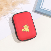 Grande pochette de rangement pour cartes à collectionner Pikachu moderne, fermeture éclair, blocage RFID, logo personnalisé, matériau plastique pour cartes de jeu