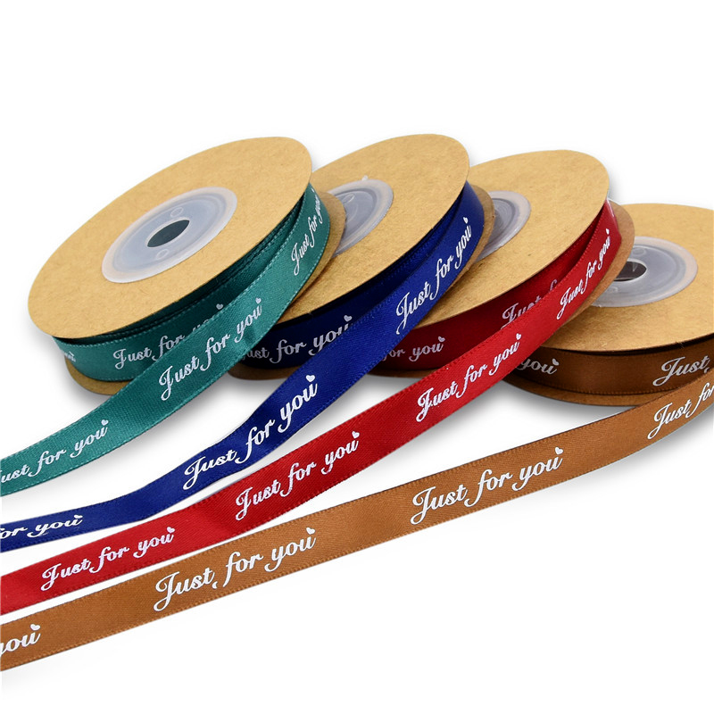 Wholesale custom festival decoration floral gift ribbon roll Factory hot sale wedding gift packaging satin ribbon
