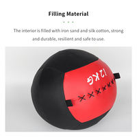 Balones Medicinales de Cuero Suave con Peso TOPTONS para Entrenamiento de Fuerza, Balones de Pared para Gimnasio, Ejercicio Físico