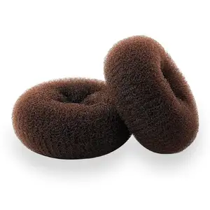 Cabelo sintético Padding Hair Bun Shaper Donut Donut Bun Maker Chignon Hair Donut Sock Bun Form para meninas Updo HS001