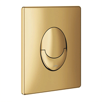 Citerne dissimulée en plastique ABS finition titane brillant doré, plaque de chasse d'eau pneumatique pour WC de salle de bain