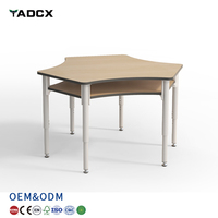 Bureau d'étude réglable moderne pour étudiants, ensemble bureau et chaise réglables pour enfants, table de lecture et de formation pour étudiants