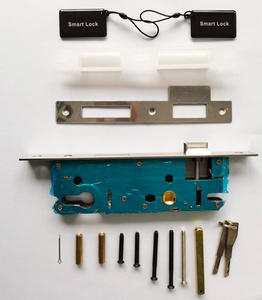 टुया आधुनिक एंटी-चोरी फिंगरप्रिंट डिजिटल डोर लॉक थोक ब्लैक एल्यूमीनियम मिश्र होटल के लिए जुड़ा हुआ - Product Image 6