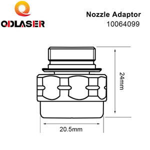 Adaptador de Boquilla para Láser QDLASER Highyag 10064099, Repuestos para Máquinas de Corte Láser Byst <span class=keywords><strong>Nukon</strong></span> - Product Image 5