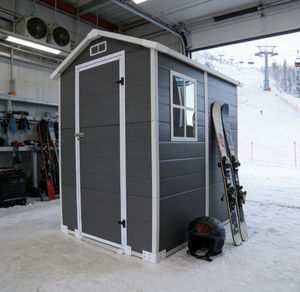 Abri <span class=keywords><strong>de</strong></span> <span class=keywords><strong>jardin</strong></span> <span class=keywords><strong>en</strong></span> <span class=keywords><strong>plastique</strong></span> à bas prix, facile à assembler, imperméable et résistant aux UV, pour l'extérieur - Product Image 5