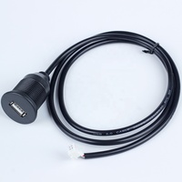 Câble d'entrée audio USB pour voiture 4 broches 6 broches PVC veste tresse compatible Android écran voiture lecteur DVD stéréo Radio accessoires