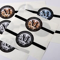 Étiquettes autocollantes personnalisées imperméables holographiques de luxe en feuille d'or gaufrée pour boîtes de conserve de caviar de poisson noir, étiquettes pour aliments pour animaux de compagnie