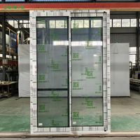 Puerta Corredera de Aluminio Serie 68 con Rotura de Puente Térmico, Doble Acristalamiento para Patio de Casa, Gran Apertura Decorativa