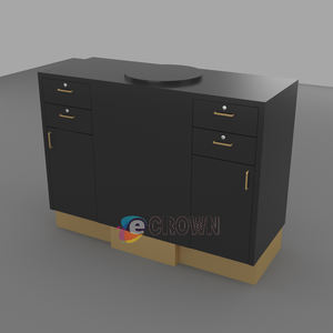 Retail Display Cabinet Makeup Barber Counter <strong>Kioskping</strong> Mall Kiosk Salon Barber Kiosk Display Stand ODM - Product Image 4