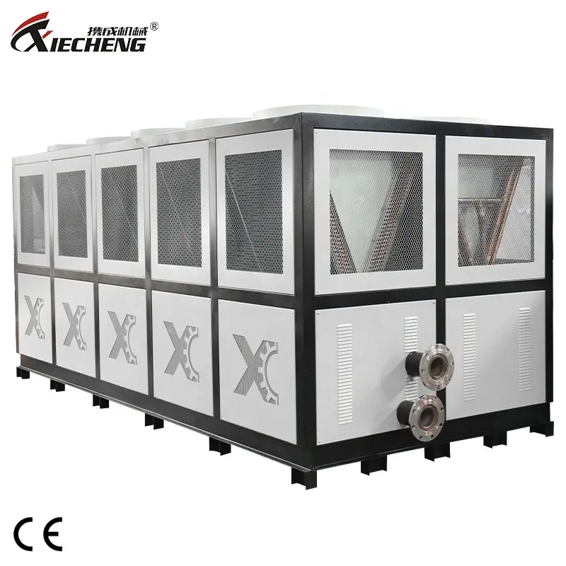 Resfriador industrial com compressor tipo parafuso, resfriador de ar