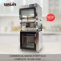 YOSLON YSN-CK06-1 2021, Nouveau Commercial 3 en 1 Combinaison Four Toast à l'épreuve de La Pâte Fermenter Four Machine/