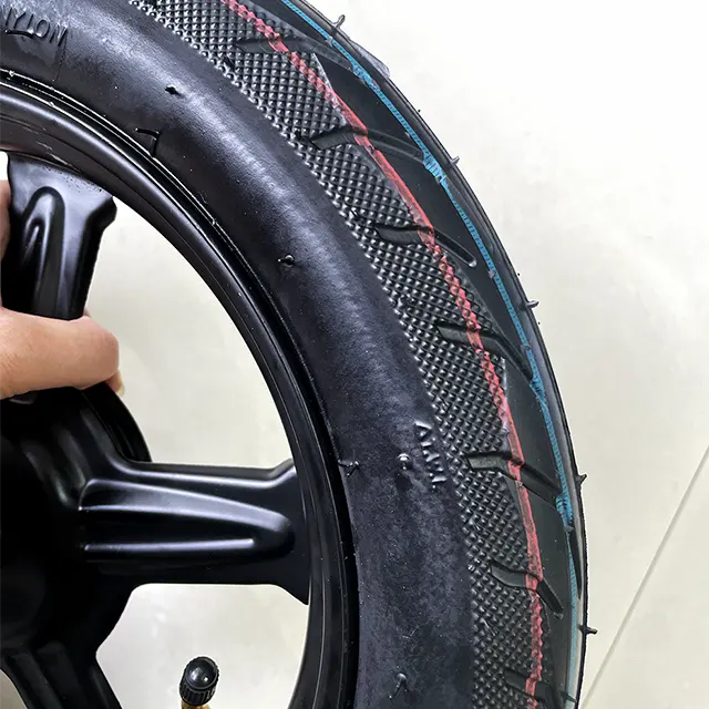 Ban grosir pola kustom karet vakum 14 "ban untuk sepeda motor listrik