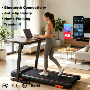 Caminadora Inclinable Profesional con Motor Silencioso de Corriente Continua y Estructura Resistente para Oficina - Product Image 4