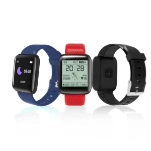 Beste D13 Smart Horloge Armband Kleur Screen Fitness Tracker 116 Plus Smart Horloge Hartslag Bloeddrukmeter Slimme Band