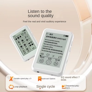 Pocket đài phát thanh chạy bộ mini trẻ em tự động E-book màu xanh răng được xây dựng trong HD Loa lossless FM Đài phát thanh ghi âm WAV MP3 Máy nghe nhạc - Product Image 4