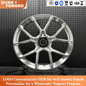 Rueda de Aleación de Aluminio con Bloqueo Central de 20 y 21 Pulgadas, Diseño Nuevo Wheelshome, Negro Satinado, 5 Radios, Forjada y Escalonada, para Porsche 992 <span class=keywords><strong>GT3</strong></span> - Product Image 1
