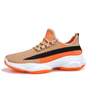 Zapatillas Deportivas para Hombre, Versión 2020, Transpirables, con Suela Suave Antideslizante, Color Naranja - Product Image 6