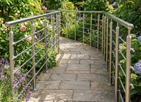 Kit de garde-corps rond en acier inoxydable brossé SS304/316, tube solide horizontal de 12 mm, clôture pour balcon et terrasse