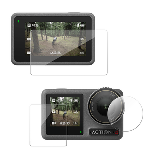 Kit d'<span class=keywords><strong>objectif</strong></span> haute résolution et de film protecteur d'écran Telesi pour caméras DJI Action 3/4 -- Accessoires pour caméras d'action sportive - Product Image 1