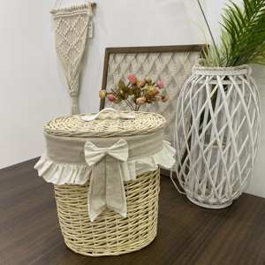 Multi Purpose Woven Hamper Perfect As Laundry <strong>Basket</strong>/Dirty Clothes Organizer/<strong>Nursery</strong> Storage - Product Image 4