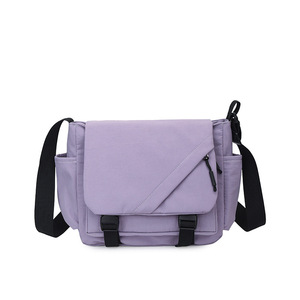 OEM Men's Waterproof <b>Canvas</b> Messenger Crossbody Shoulder Sling <b>Bag</b> with Zipper Closure <b>Large</b> Size for Daily Travel - Product Image 4