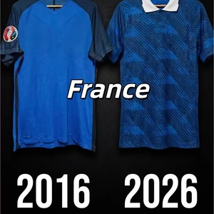 Nueva <span class=keywords><strong>Camiseta</strong></span> de la Selección Nacional de Fútbol de <span class=keywords><strong>Francia</strong></span> 26-27, Versión Jugador Local y Visitante, Números y Nombre del Jugador Impresos, Unisex - Product Image 3