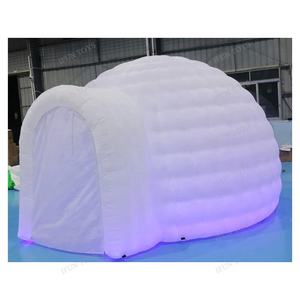 Tente dôme gonflable blanche de 10 mètres de type étendu avec tunnel / Tente dôme gonflable sportive Modèle IF-DTT001 pour mariage / <span class=keywords><strong>camping</strong></span> - Product Image 6