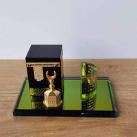 Figurines Kaaba Musulmanes Haji Arabes Décoration Maison Islamique Ramadan Cadeau Religieux
