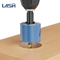 Foret de centrage bimétallique Lansheng modèle LS00039 40 mm grande taille, tige de 10 mm, pour perceuses à main de table, utilisation multi-matériaux, fabriqué en Chine